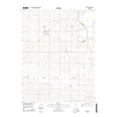 2015 Map of Bosworth, 2015 Print