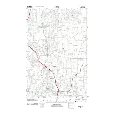 2011 Map of Bothell, 2011 Print