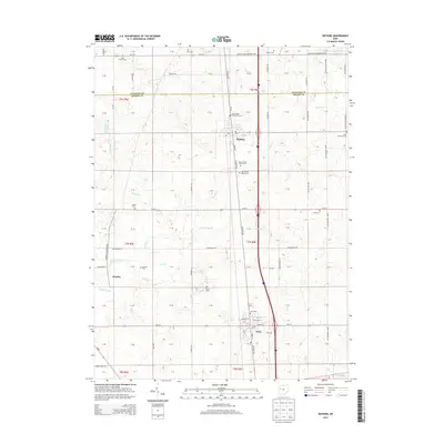 2013 Map of Botkins, 2013 Print
