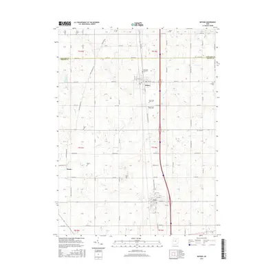 2016 Map of Botkins, 2016 Print
