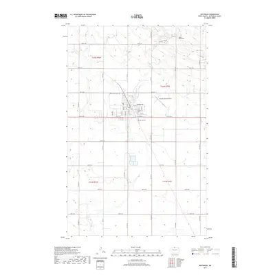 2017 Map of Bottineau, 2017 Print