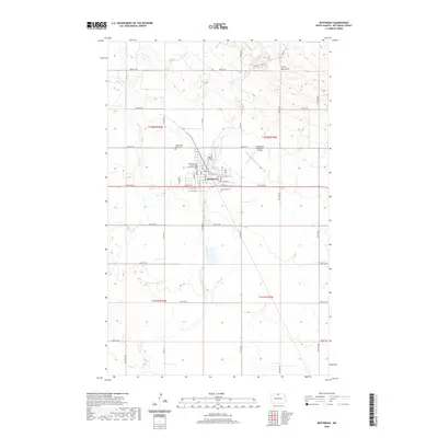 2020 Map of Bottineau, 2020 Print