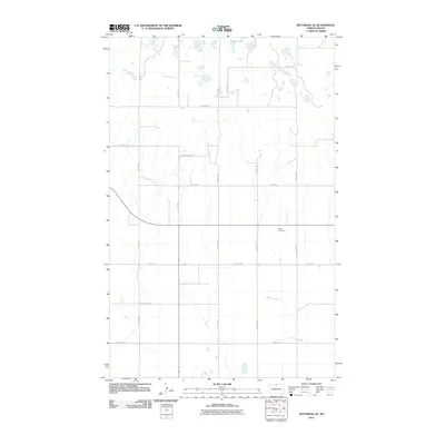 2011 Map of Bottineau SE, 2011 Print