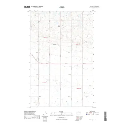 2017 Map of Bottineau SE, 2017 Print