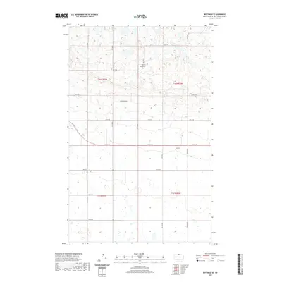 2020 Map of Bottineau SE, 2020 Print