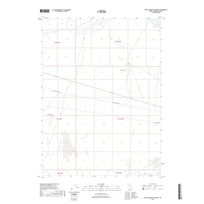 2018 Map of Bottle Creek Slough NW, 2018 Print