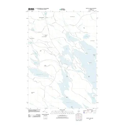2011 Map of Bottle Lake, 2011 Print