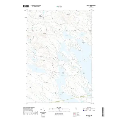2021 Map of Bottle Lake, 2021 Print
