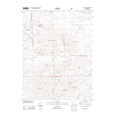 2013 Map of Bottle Pass, 2013 Print