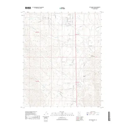 2018 Map of Bottleneck Wash, 2018 Print