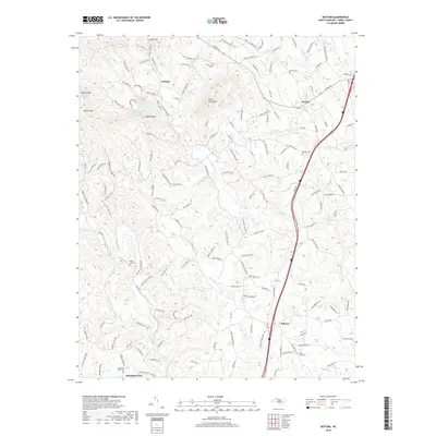 2019 Map of Bottom, 2019 Print