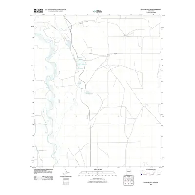 2010 Map of Bottomless Lakes, 2010 Print