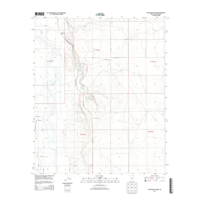 2013 Map of Bottomless Lakes, 2013 Print