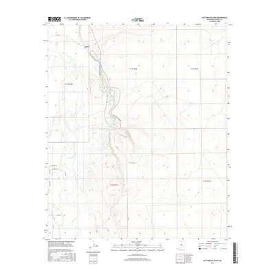 2017 Map of Bottomless Lakes, 2017 Print