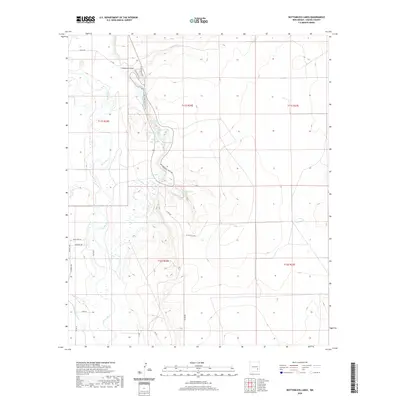 2020 Map of Bottomless Lakes, 2020 Print