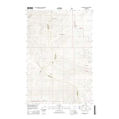 2014 Map of Boulder Baldy, 2014 Print