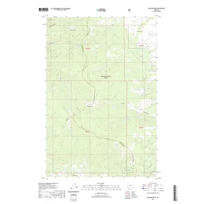 2020 Map of Boulder Baldy, 2020 Print