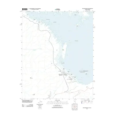 2012 Map of Boulder Beach, 2012 Print