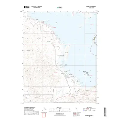 2018 Map of Boulder Beach, 2018 Print