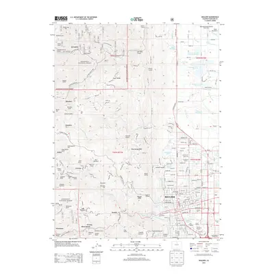 2013 Map of Boulder, 2013 Print