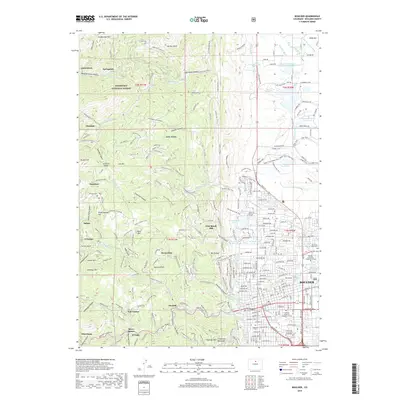 2019 Map of Boulder, 2019 Print