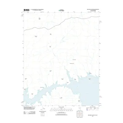 2012 Map of Boulder Canyon, 2012 Print