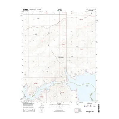 2014 Map of Boulder Canyon, 2014 Print