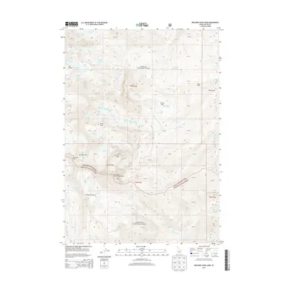 2013 Map of Boulder Chain Lakes, 2013 Print