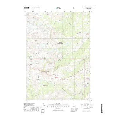 2020 Map of Boulder Chain Lakes, 2020 Print