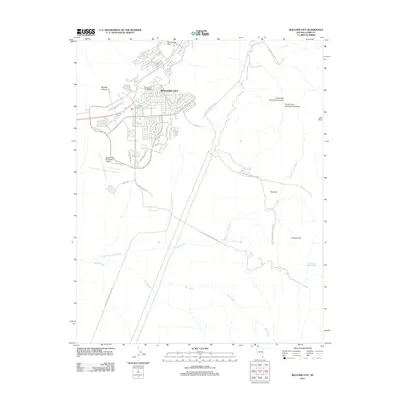 2012 Map of Boulder City, 2012 Print
