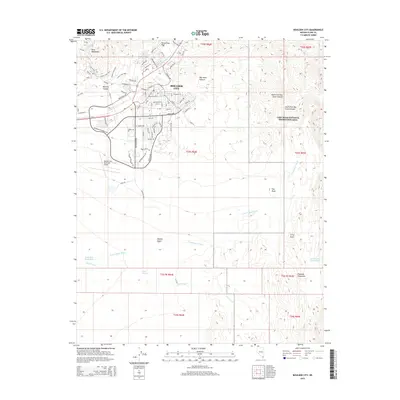 2015 Map of Boulder City, 2015 Print