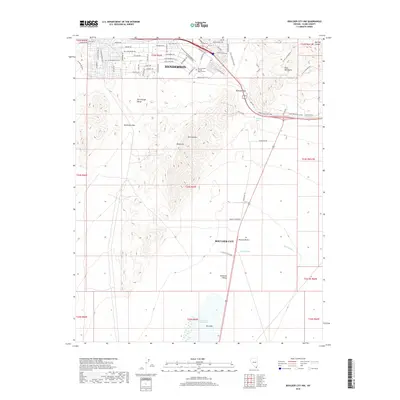2018 Map of Boulder City NW, 2018 Print