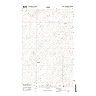 2016 Map of Boulder Lake Reservoir NE, 2016 Print