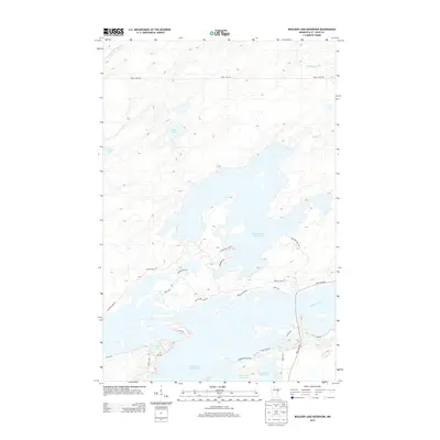 2013 Map of Boulder Lake Reservoir, 2013 Print