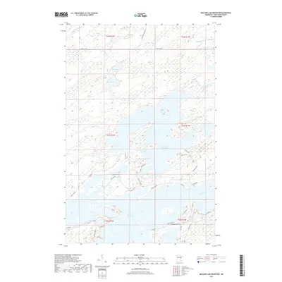 2019 Map of Boulder Lake Reservoir, 2019 Print