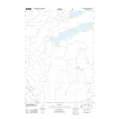 2012 Map of Boulder Lake, 2012 Print