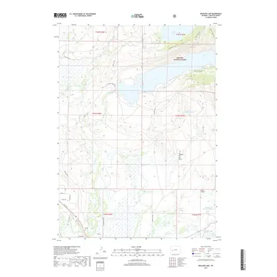 2017 Map of Boulder Lake, 2017 Print