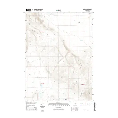 2015 Map of Boulder Lake, 2015 Print