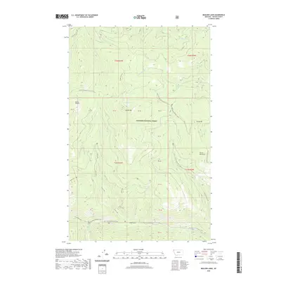 2020 Map of Boulder Lakes, 2020 Print