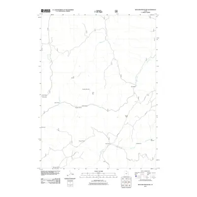 2011 Map of Boulder Mountain, 2011 Print
