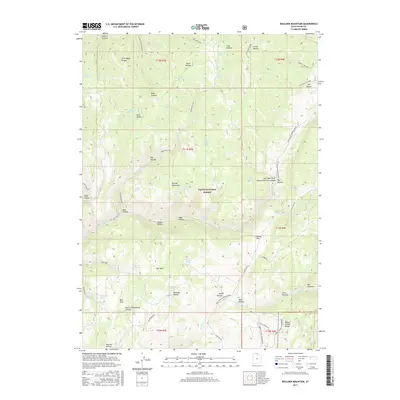 2017 Map of Boulder Mountain, 2017 Print