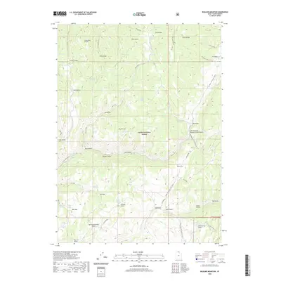 2020 Map of Boulder Mountain, 2020 Print