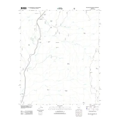 2011 Map of Boulder Mountain, 2011 Print