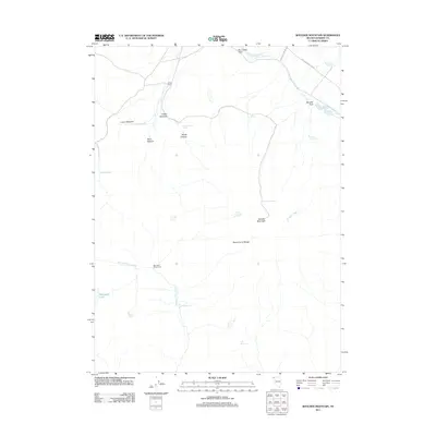 2011 Map of Boulder Mountain, 2011 Print