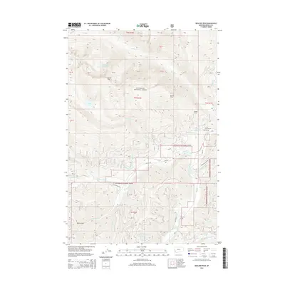 2014 Map of Boulder Peak, 2014 Print
