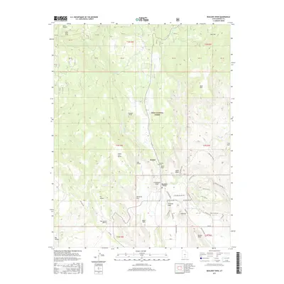 2017 Map of Boulder Town, 2017 Print