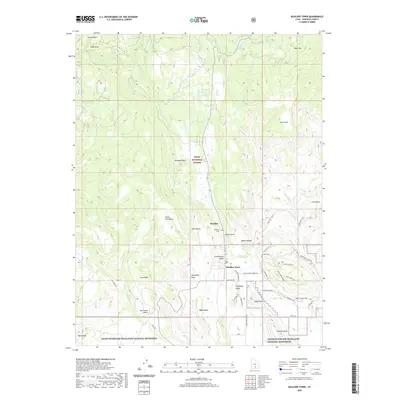 2020 Map of Boulder Town, 2020 Print