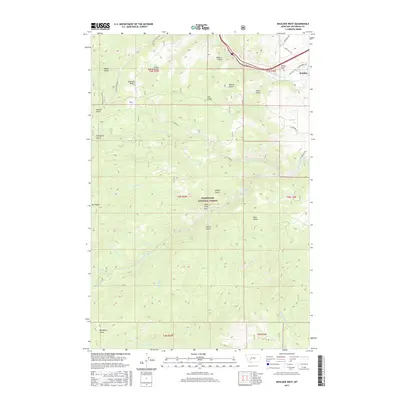 2017 Map of Boulder West, 2017 Print