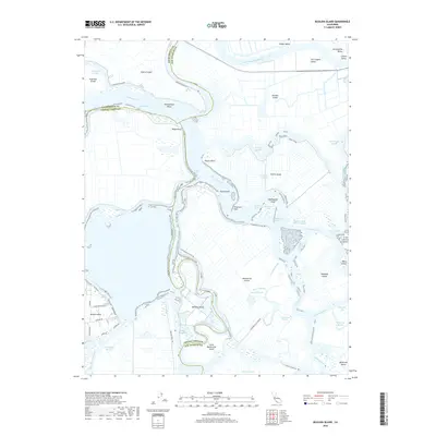 2018 Map of Bouldin Island, 2018 Print
