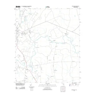 2012 Map of Boulogne, 2012 Print
